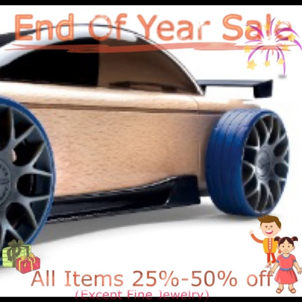 NWT Automoblox S9R wooden car by Patrick Calello